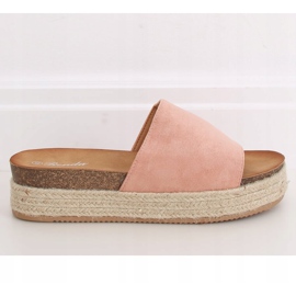 Rosa Espadrilles-Hausschuhe 10-215 Rosa 2
