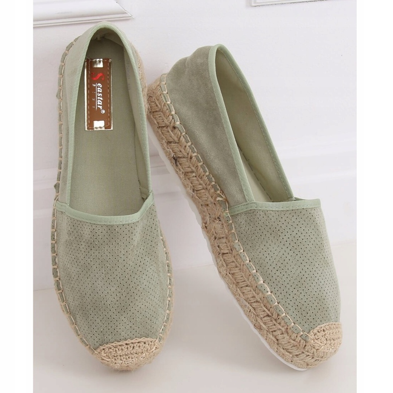 Aquamarine Espadrilles für Damen JH90P Grün 1