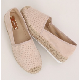 Beige Espadrilles für Damen JH90P Beige 2