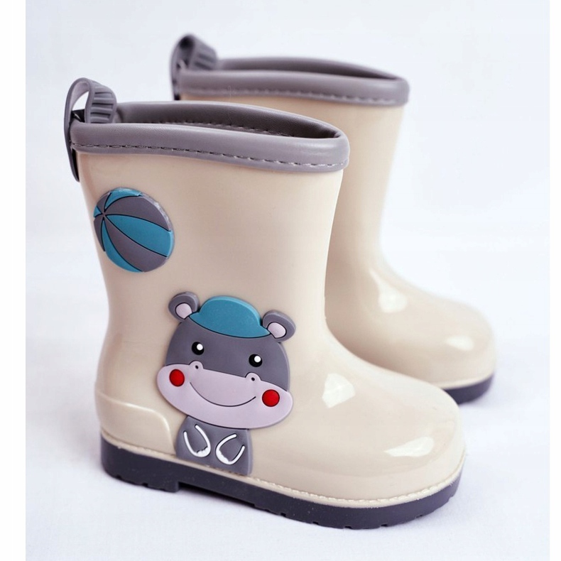 Kinder-Gummigaloschen Grau Hipo 1