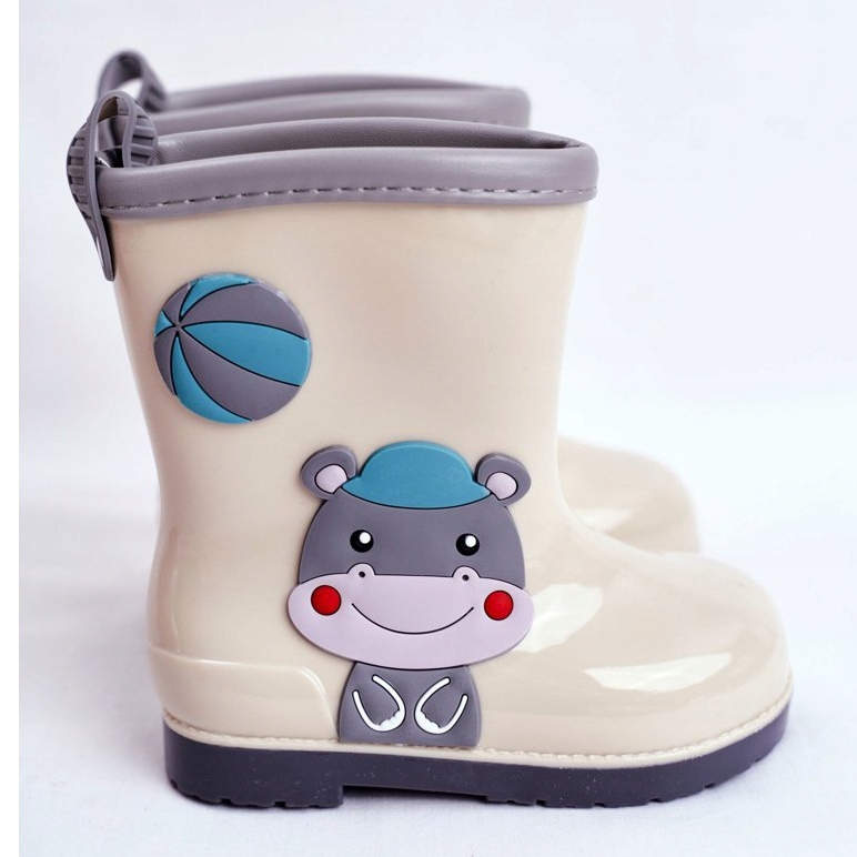 Kinder-Gummigaloschen Grau Hipo 2