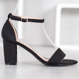 Anesia Paris Hochhackige Sandalen schwarz 2