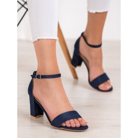 Anesia Paris Hochhackige Sandalen blau 1
