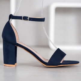 Anesia Paris Hochhackige Sandalen blau 2