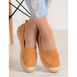 Anesia Paris Bequeme Espadrilles aus Wildleder braun 1
