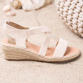 Renda Espadrilles-Sandalen aus Wildleder braun 2