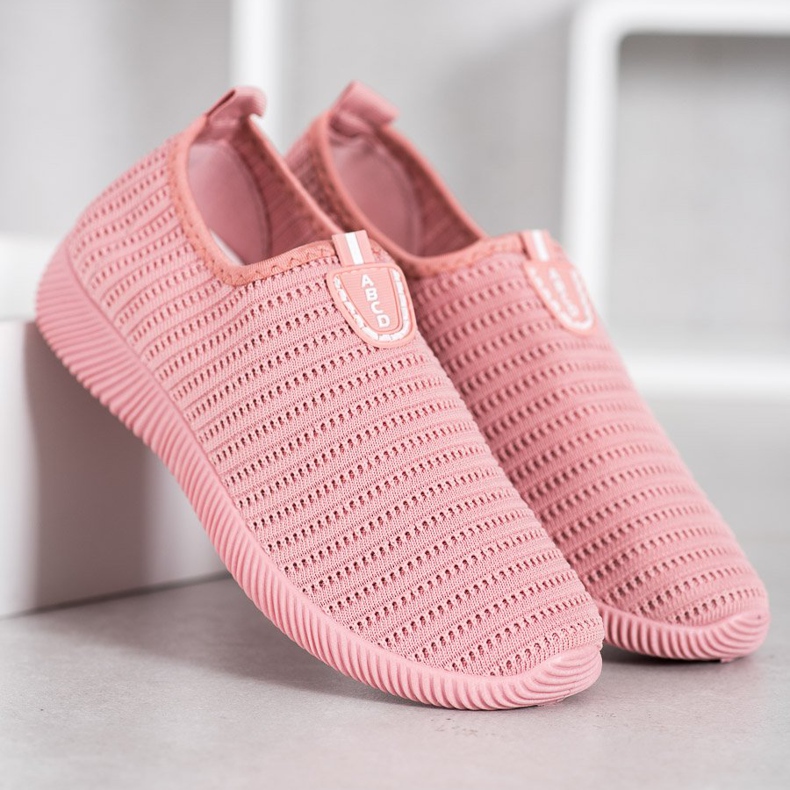 Melisa Slip-On-Schuhe aus Textil rosa 1