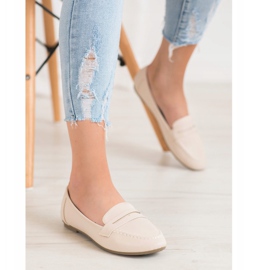 Diamantique Beige Slipper mit Öko-Leder 1