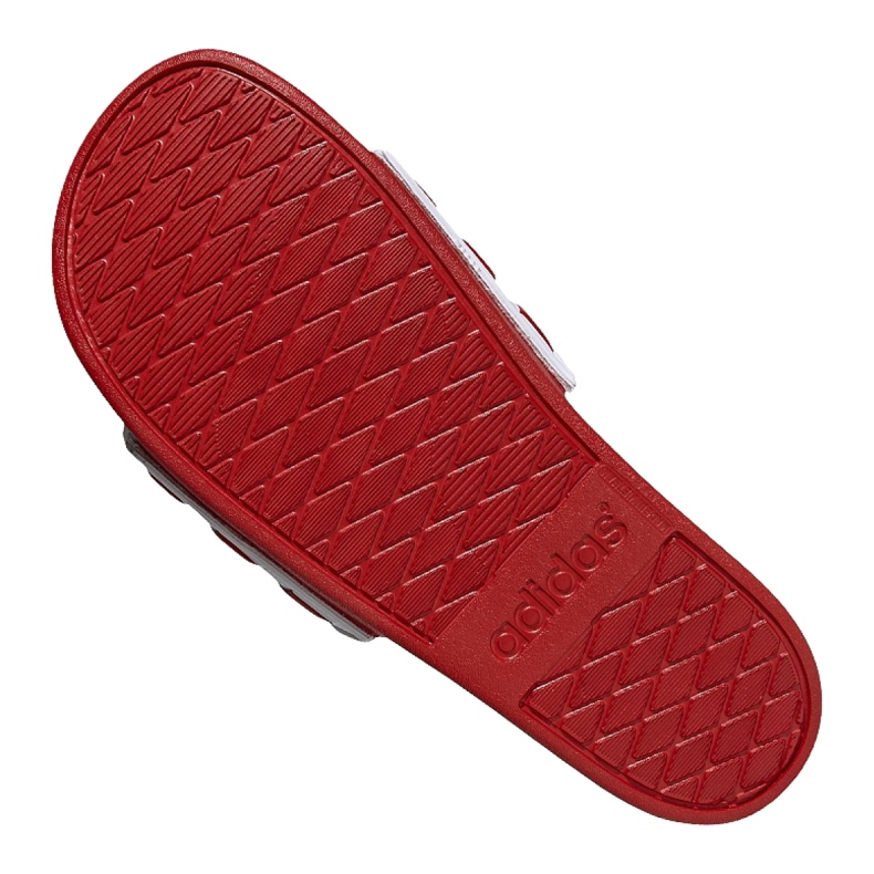 Adidas Adilette Comfort Adj M EG1346 Hausschuhe weiß rot blau 1