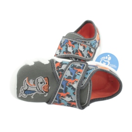 Befado Kinderschuhe 273X289 blau orange grau 5