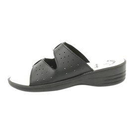 American Club schwarze Pantoffeln an amerikanischen Schnallen 1