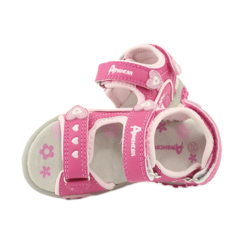 American Club 1176 Sandalen rosa 4