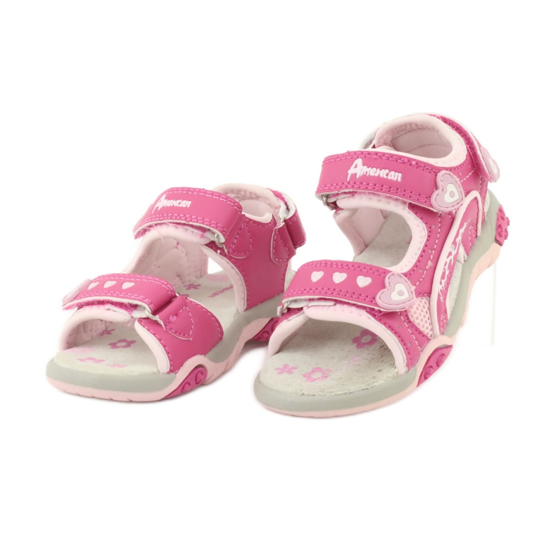 American Club 1176 Sandalen rosa 2