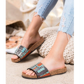 Bona Hausschuhe mit Perlen mehrfarbig 1