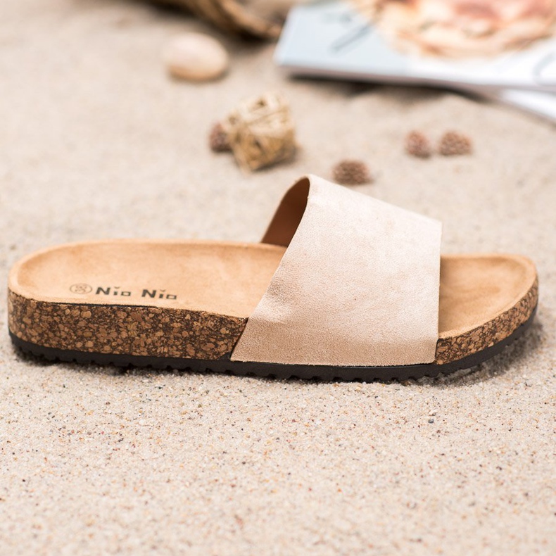 Nio Nio Klassische Hausschuhe auf der Plattform braun 2