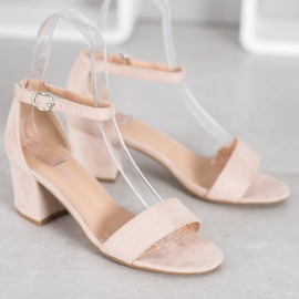 Diamantique Lässige Sandalen an einer Bar braun 1