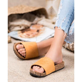 Nio Nio Klassische Hausschuhe auf der Plattform braun 1