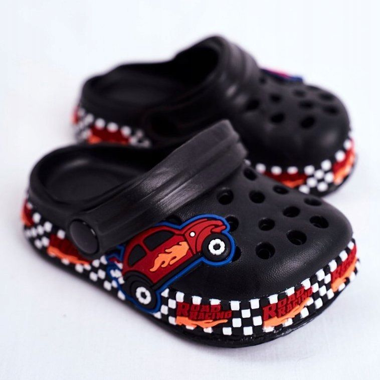 Giolan Kinder Foam Crooks Black Road Racing schwarz rot 1