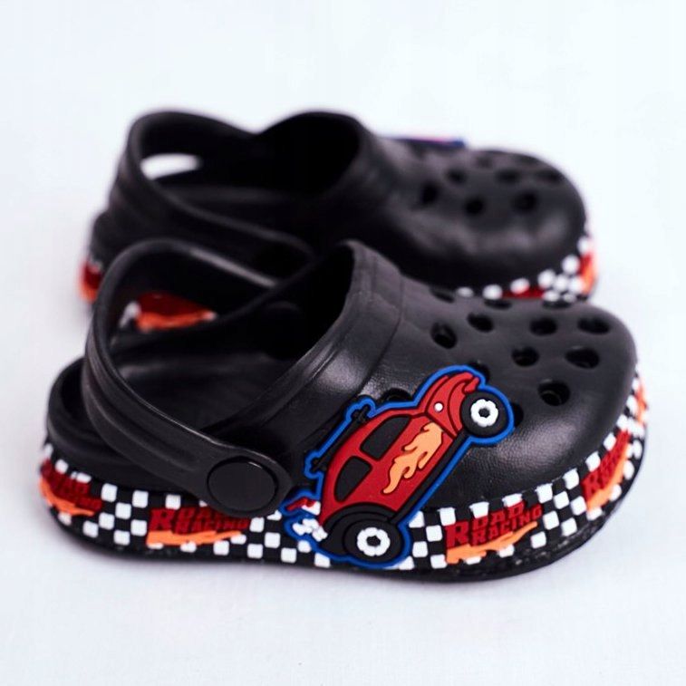 Giolan Kinder Foam Crooks Black Road Racing schwarz rot 2
