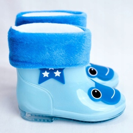 Gummigaloschen Blue Frog für Kinder blau 2