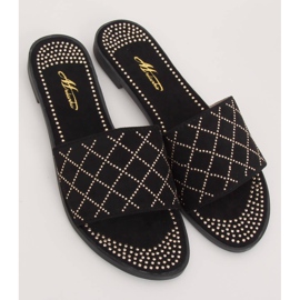 Schwarze Damenschuhe schwarz Q-85 Schwarz 1