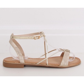 Goldene Damensandalen JH123P Gold 2