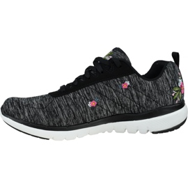 Skechers Flex Appeal 3.0 W 13074-BKW schwarz 1