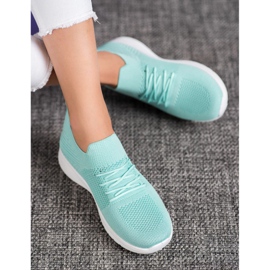 SHELOVET Niedrige Sportschuhe grün 2