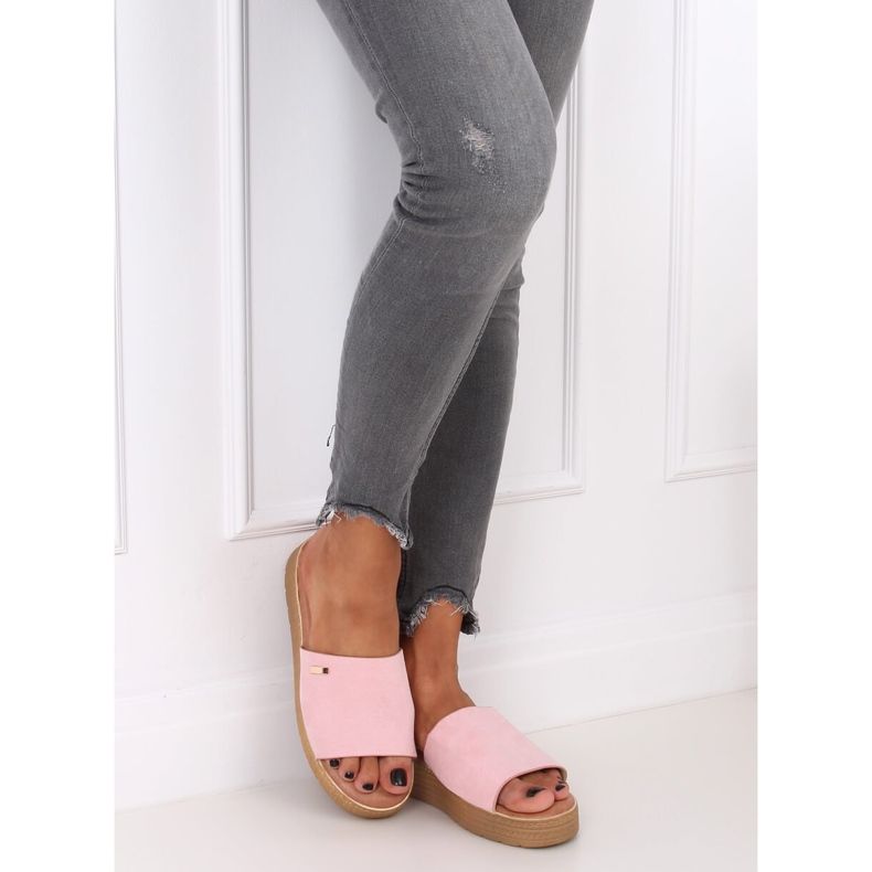 Rosa Damen-Pantoffeln G-576 Rosa 2