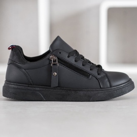 SHELOVET Sportschuhe mit dekorativem Reißverschluss schwarz 2