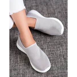 SHELOVET Sportschuhe zum Hineinschlüpfen grau 1