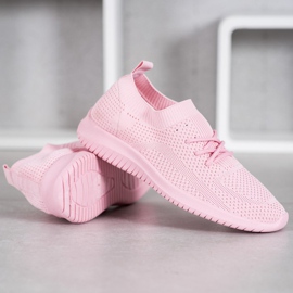 SHELOVET Niedrige Sportschuhe rosa 2