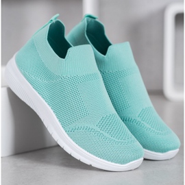 SHELOVET Slip-on-Sneakers grün 1