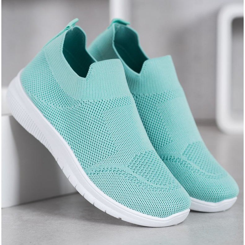 SHELOVET Slip-on-Sneakers grün 1