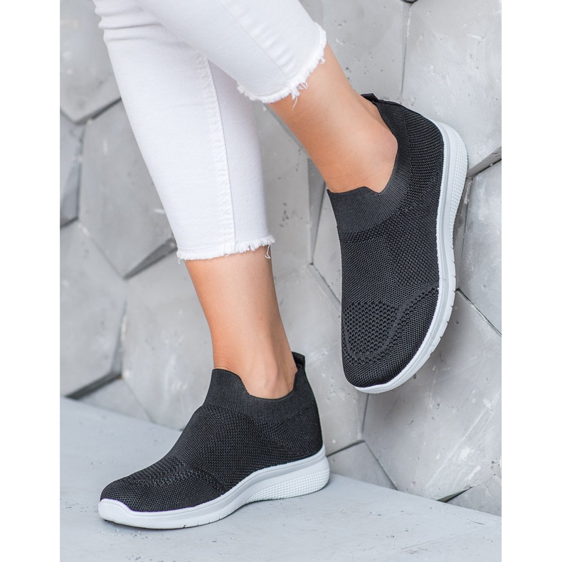 SHELOVET Slip-on-Sneakers schwarz 1