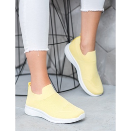 SHELOVET Slip-on-Sneakers gelb 1