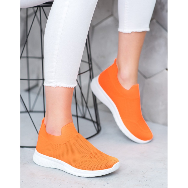 SHELOVET Slip-on-Sneakers orange 1