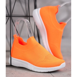 SHELOVET Slip-on-Sneakers orange 2
