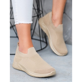Super Mode Beige Sportschuhe 1