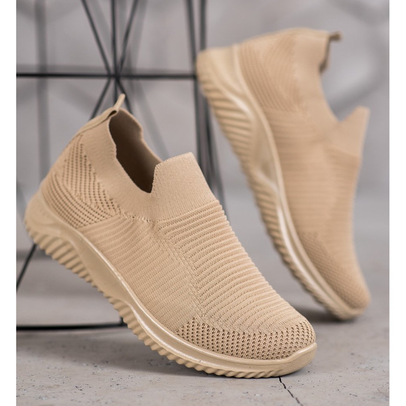 Super Mode Beige Sportschuhe 2