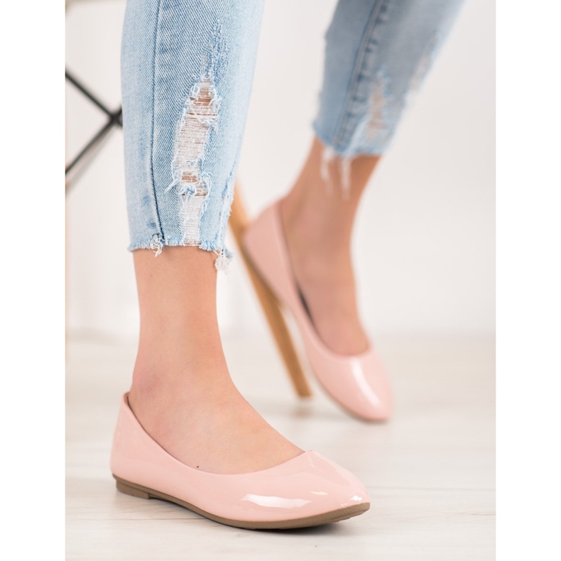 Comer Lackierte Ballerinas rosa 1