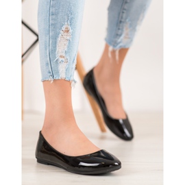 Comer Lackierte Ballerinas schwarz 1