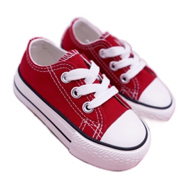 FRROCK Rote Filemon Classic Sneakers für Kinder weiß 1