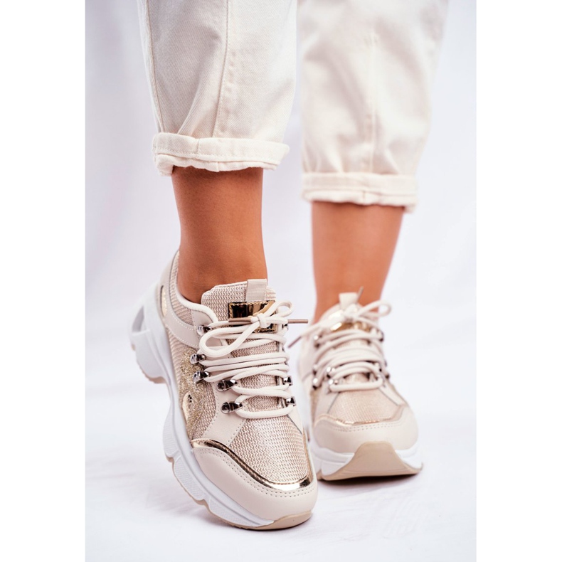 SEA Goldene Peking-Sportschuhe für Damen 2