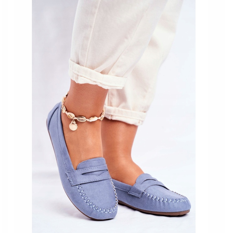 PS1 Damen Slipper Stoff Blau Panay 1