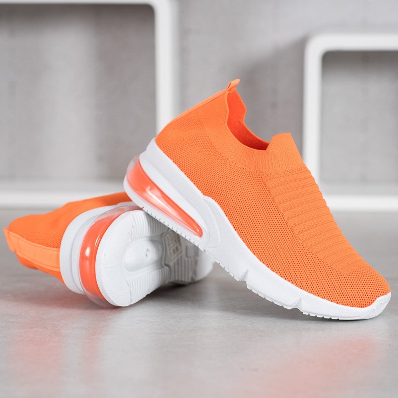 SHELOVET Orange Turnschuhe 2