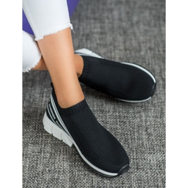 SHELOVET Textile Sportschuhe weiß schwarz 1