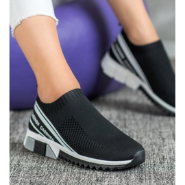 SHELOVET Textile Sportschuhe weiß schwarz 2