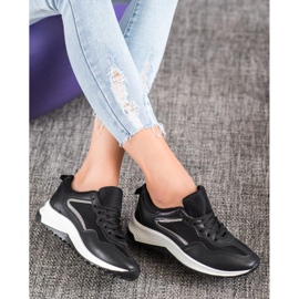 SHELOVET Klassische schwarze Turnschuhe grau 2