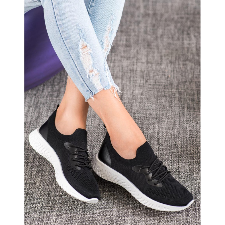 SHELOVET Lässige Sportschuhe schwarz 2